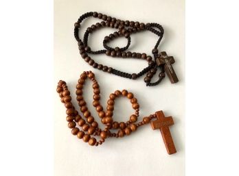 Two Rosary Bead Necklaces