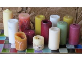 Box Of 13 Scented Pillar Candles