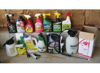 Lot Of Garden Sprayers, Orchard Sprayers & Gardening Chemicals/treatments