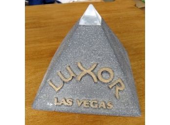 Luxor Vegas Souvenir Pyramid Top W/Egyptian Hologram
