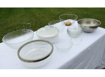 A Potpourri Of Glass Bowls
