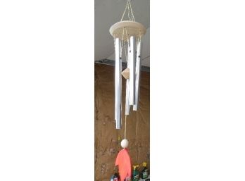 Lot Of 3 Different Wind Chimes Including One By Woodstock Chimes - Great Soothing Sounds