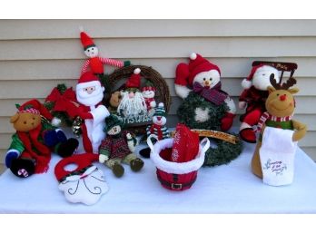 Christmas/ Holiday Door & Mantle Decorating  Lot