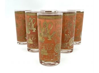 Set Of Vintage Americana Glasses By Colony