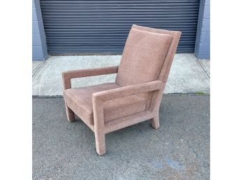 Vintage Upholstered High Back Lounge Chair - Chair 2