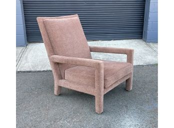 Vintage Upholstered High Back Lounge Chair - Chair 1