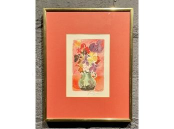 Vintage Alexandre Minguet Abstract Still Life Lithograph - Hand Signed And Numbered
