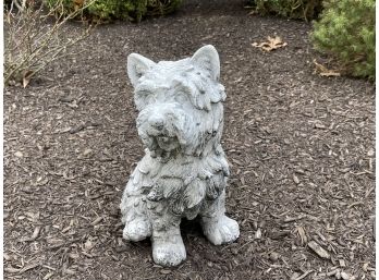 A Dog Figurine Made Of Plaster