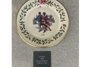 Lenox Limited Edition Annual Winter Plate
