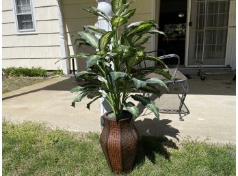 A Fantastic Faux Plant In A Unique Vase