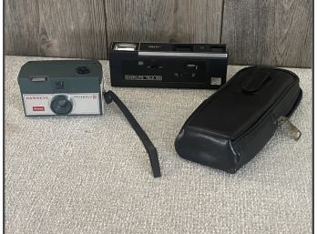 Vintage Camera Lot Including Hawkeye