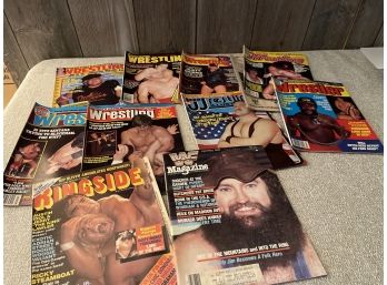 Lot Of Vintage Wrestling Magazines