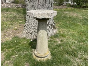 A Great Cement Pedestal