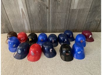 Mini Plastic Baseball Helmets