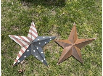 Some Great Metal Stars, Including American Flag