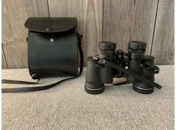 New In Case Vintage Binolux Binoculars
