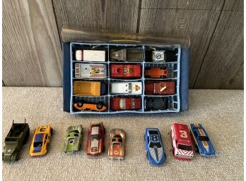Vintage Matchbox Cars In A Case