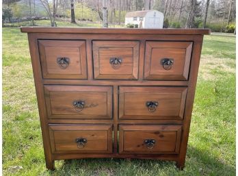 A 7 Drawer Dresser With Great Hardware
