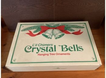 Vintage Lil Chimmers Crystal Bells Ornaments