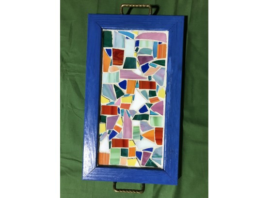 Fancy Multi Colored Mosaic Tray