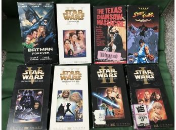 Star Wars Movies VHS Lot