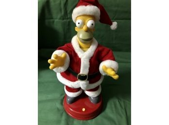 Santa Homer Simpson Dancing Toy