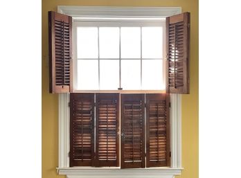 Wood Interior Shutters (Three Windows) - 116