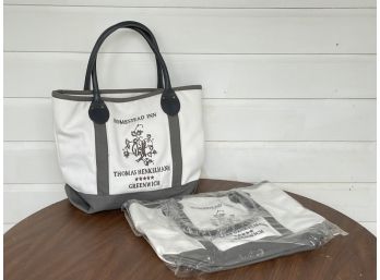 A Pair Of Brand New Homestead Inn Canvas Bags - Great For Groceries!!