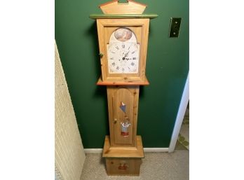 Raw Wood  Faux Clock (no Workings)