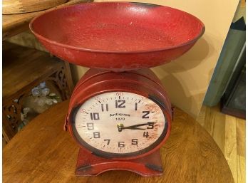 Reproduction Red  Clock
