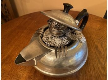 Shefffield Whimsical Pewter Teapot