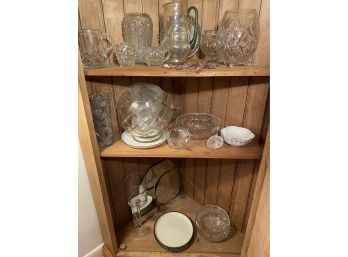 Cupboard Full Of Glass And Crystal