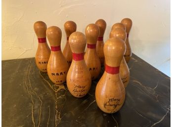Miniature Bowling Pin Trophies