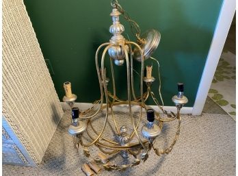 Gold & Silver Chandelier 2 Of 2