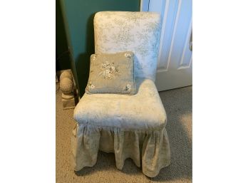 Small Boudoir Upholstered  Chair