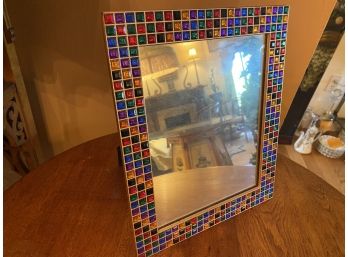 Table Top Jeweled  Mirror