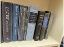 A Collection Of Hard Covered Books Shades Of Blue