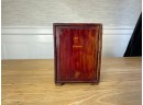 Vintage Chinese Rosewood Style Jewelry Box