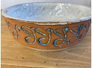 Beautiful Glazed Ceramic Bowl, Artist Signed