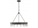 Ralph Lauren Roark 30' Modular Ring Chandelier, Can Be Hung Bulbs Up Or Down - Bulbs Included!