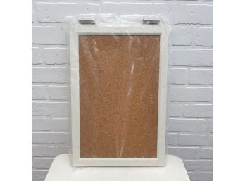 New! Pottery Barn Daily System Corkboard In White With Box - (2 Of 2)