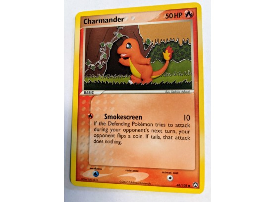 Pokemon Charmander 48/108 50 HP 2007