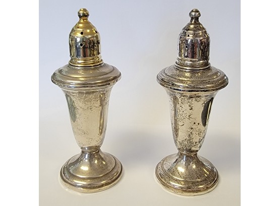 Sterling Silver Salt And Pepper Shakers Reed And Barton