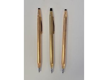 3 Gold Filled Pens (They Are Personalized)
