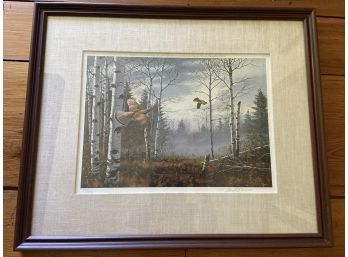 Limited Edition Signed David Maass And Numbered 797/950 24.5x20in Matted Framed Glass