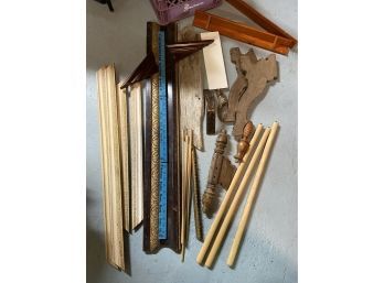 Scrap Wood Frames Dowels DIY Craft Projects Various Sizes