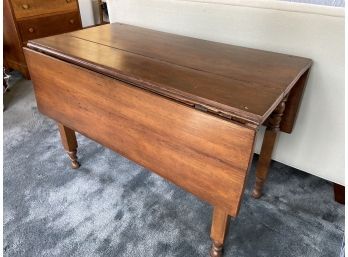 Antique Drop Leaf Table 39.5x19.25x27.5in