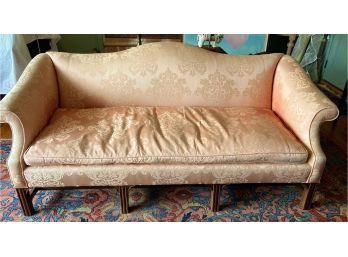 Antique Camelback Sofa 76x30x35in