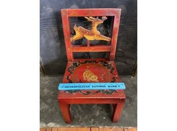 Red Childs Chair From Asia Barong A Premier Local Antique Dealer