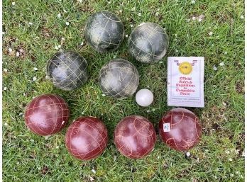 Bocce Ball Set, Made In Italy